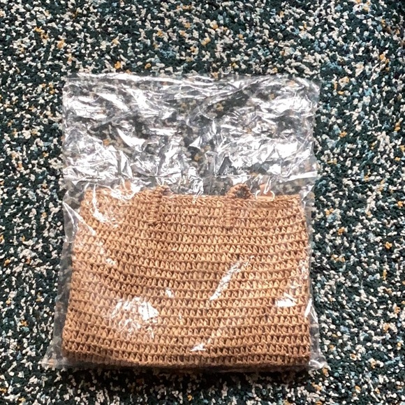 Lam Gallery Straw Beach Tote Bag - Picture 2 of 2